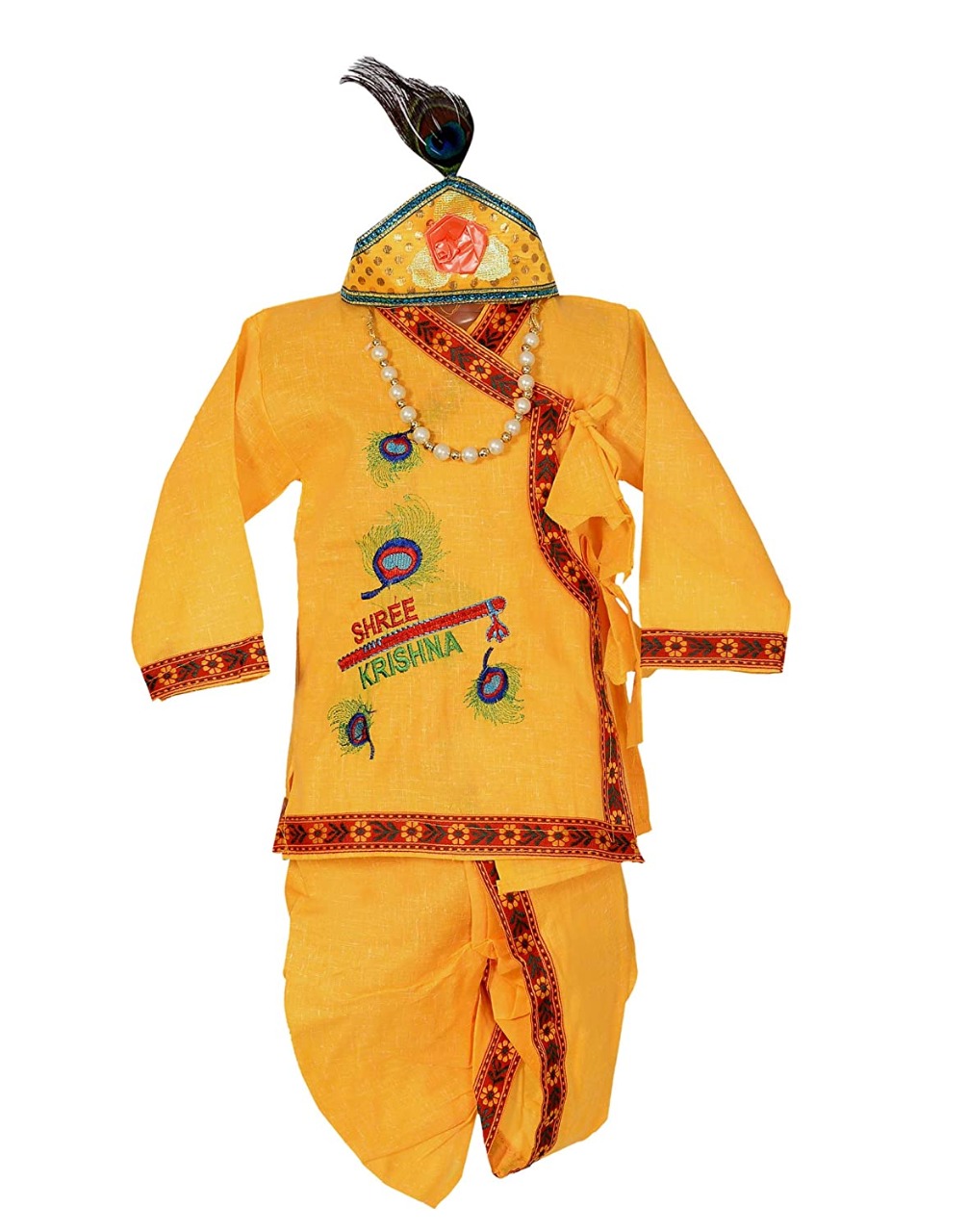 Templeoftoys Khadi Krishna Dress 